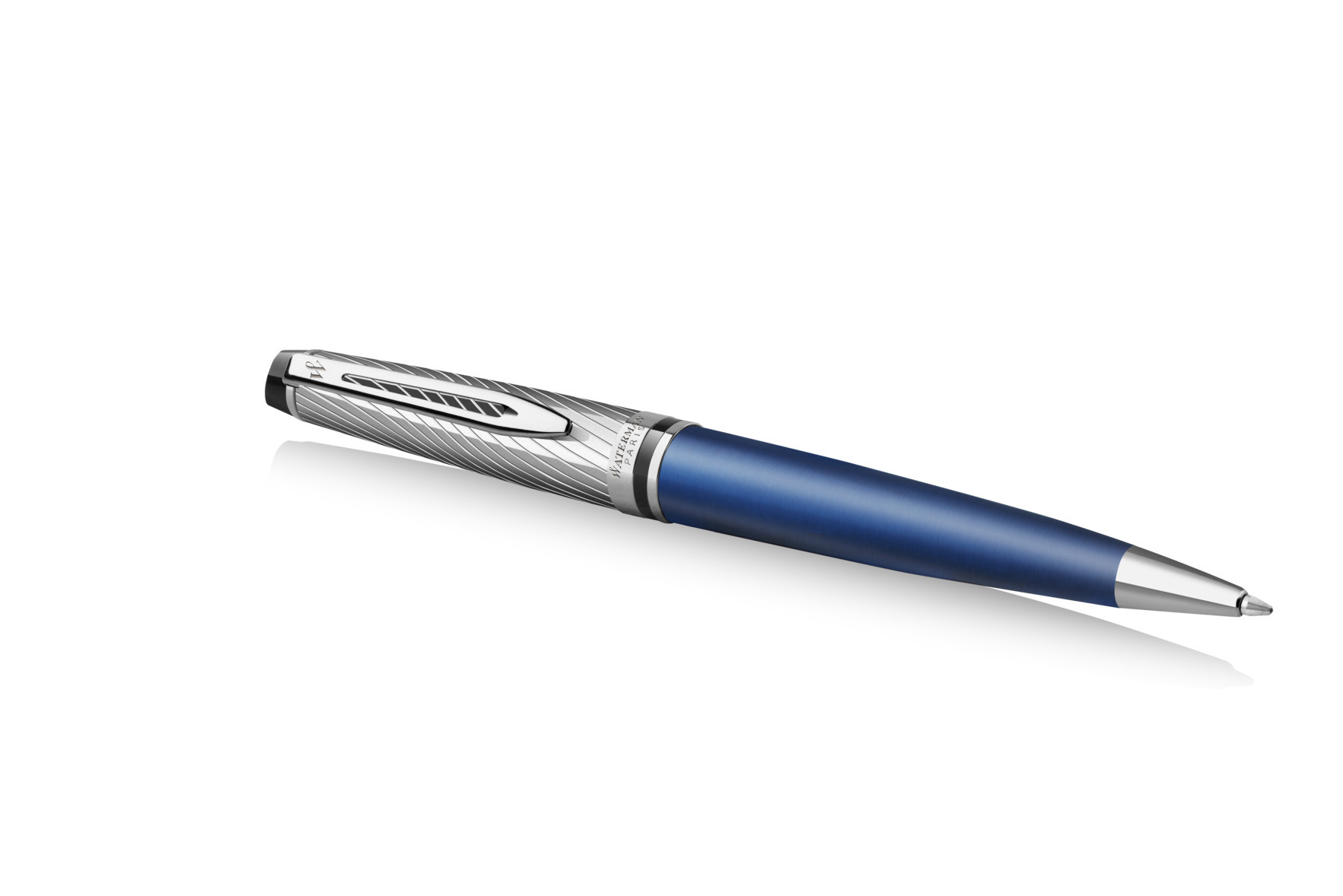Długopis Waterman Expert 3 Deluxe Metalic niebieski CT M GB